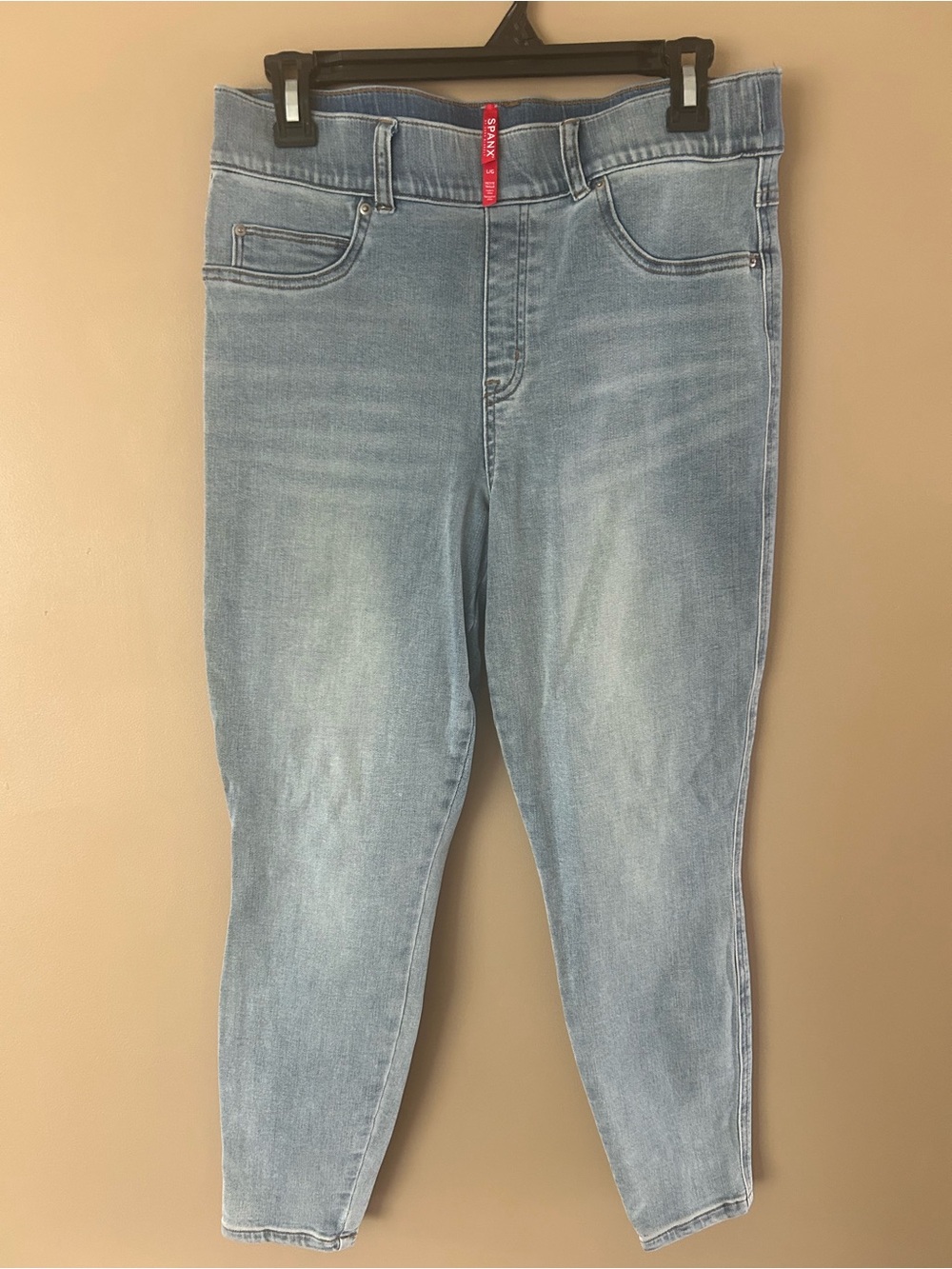 SPANX Light Wash Skinny Jeans